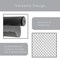 Smart Design Premium Grip Shelf Liner - 12 inch x 20 feet - Cool Gray